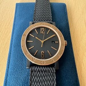 BVLGARI 41mm Solotempo Automatic Men's Watch